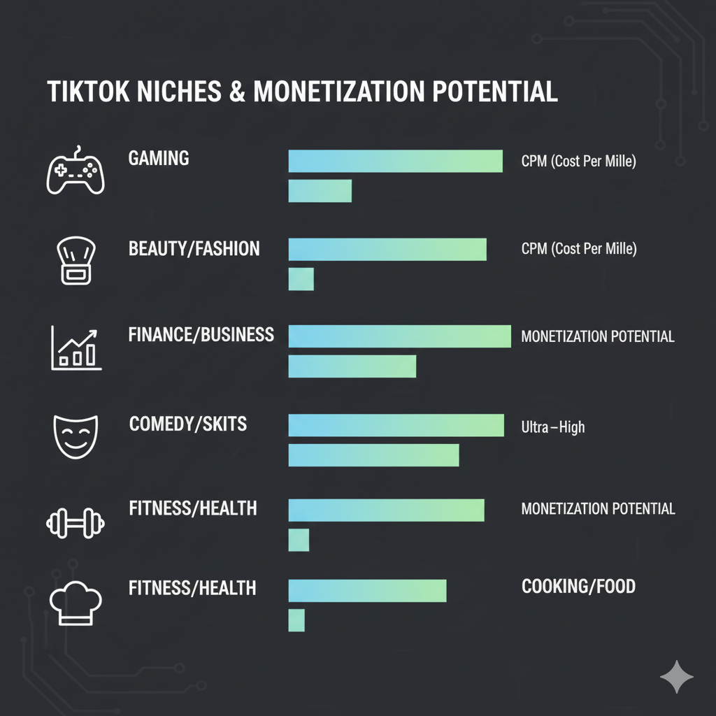 Best TikTok Niches That Make Money in 2025 (With Real Examples) — Image 2